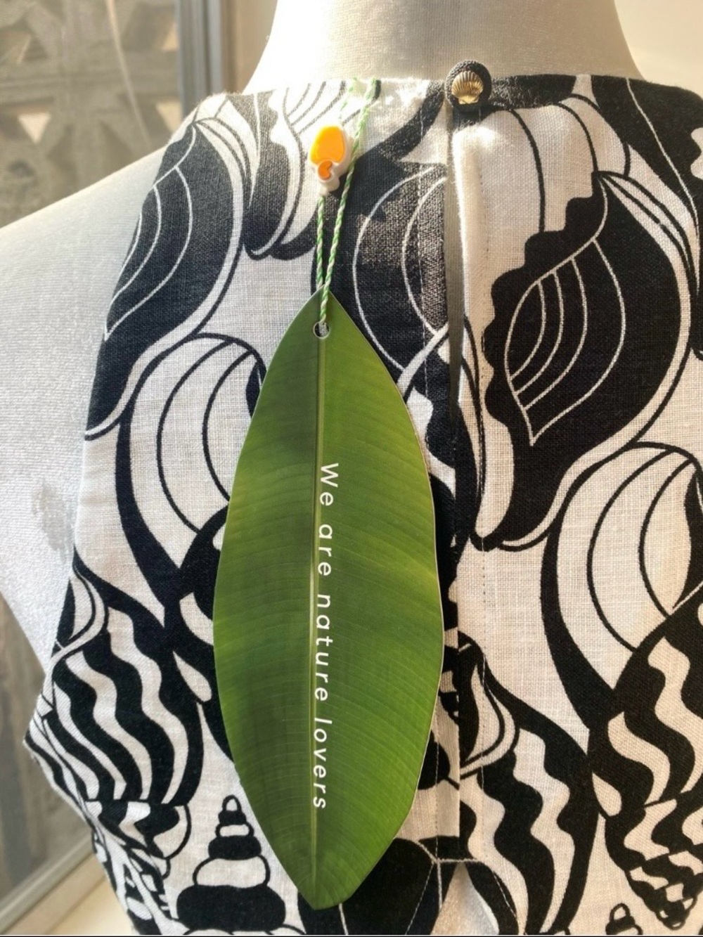 FARM Rio NWT Seashell Serenade Linen Cut Out Mini Dress in Black Ivory, Size L - Picture 6 of 15